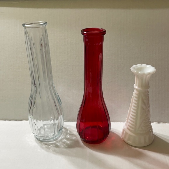 Other - Lot of 3 bud vases